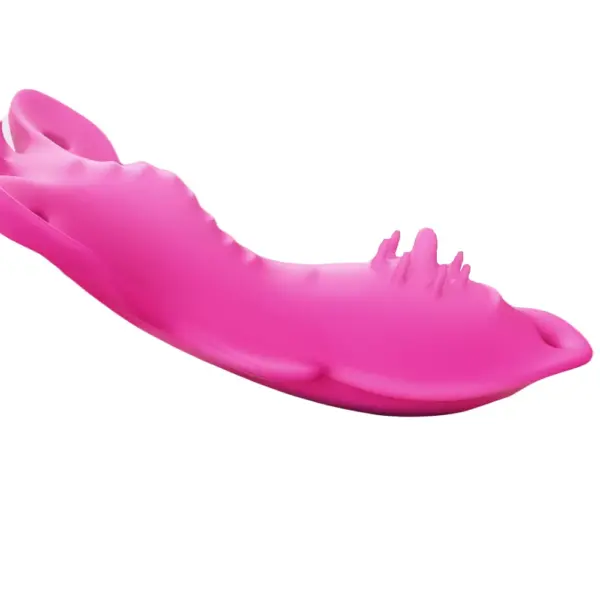 back of the pink butterfly vibrator