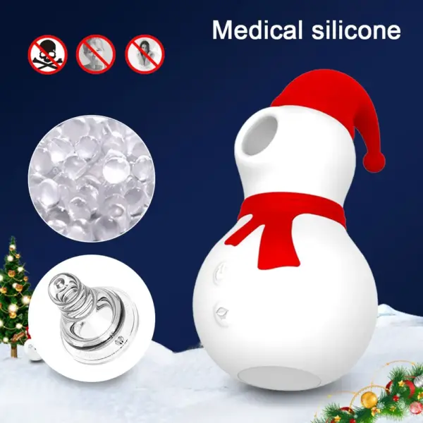 Snowman Clit Sucking Vibrator - Image 5