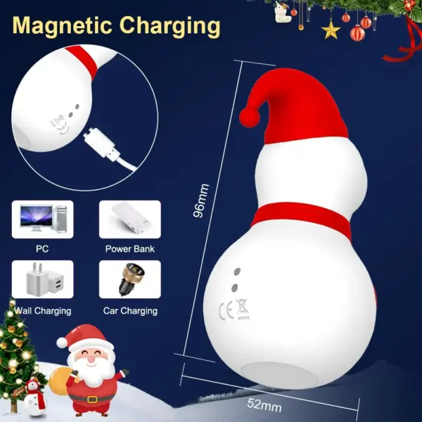 Snowman Clit Sucking Vibrator - Image 3