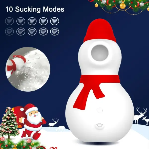 Snowman Clit Sucking Vibrator - Image 6