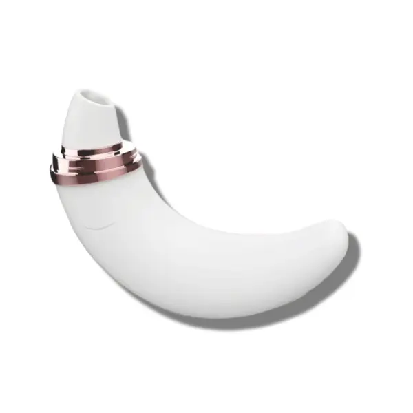 half moon sucking and vibrating dildo without the cap