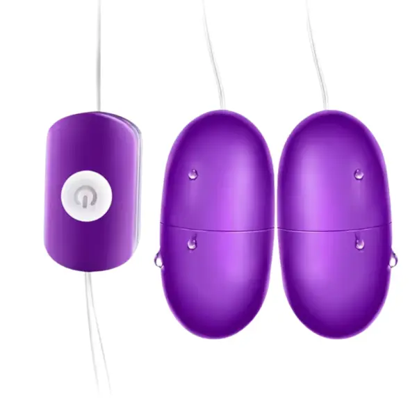 Double Wired Egg Vibrator - Plush Pod - Image 3