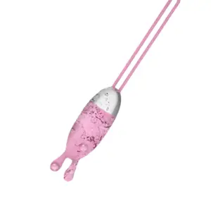 Smartphone Controlled Egg Vibrator – SmartLush shown partially submerged in water, highlighting its waterproof silicone body and rounded dual tips.