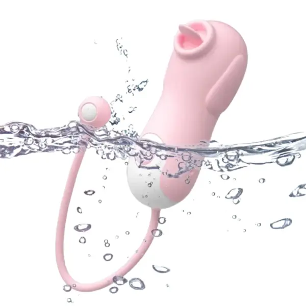 Vibrating Love Egg – VivaEgg submerged in water mid-use, emphasizing its waterproof and submersible design for safe, versatile play.