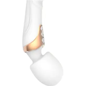 Detailed image of the Erosva Wand Massager’s flexible neck and rounded head, highlighting the smooth joint for comfortable positioning.