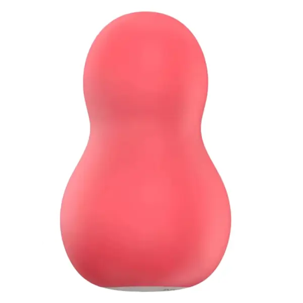 The Peanora Peanut Shape Clit Vibrator in a bold red finish, designed with a curvy, ergonomic peanut silhouette for discreet pleasure.