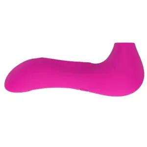 Suction Vibrator for Women – Femora side view showing its contoured silhouette and raised nozzle designed for targeted stimulation.