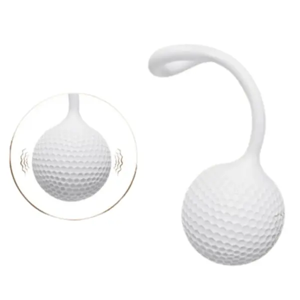 Split image showing ParTeea in a resting position and vibrating mode, emphasizing its powerful internal motor and discreet size.
