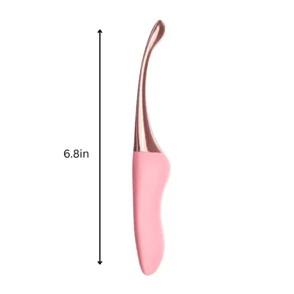 Beginner Friendly G-Spot Vibrator – FirstRipple displayed with a 6.8-inch measurement to highlight its slim, easy-to-handle length for first-time users.