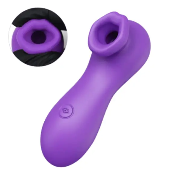 Vibrator With Suction – Succette highlighting the pliable suction cup and smooth matte finish for a gentle yet stimulating feel.