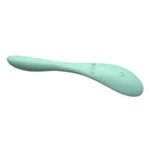 Side view of the Mintura Couples Massager fully extended to highlight its smooth, ergonomic shape and gentle curve for a comfortable internal fit.
